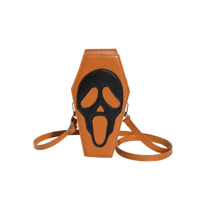 Halloween Coffin-shape Shoulder Bag Ghost Spider - Bellarte Enchanté Halloween Coffin-shape Shoulder Bag Ghost Spider